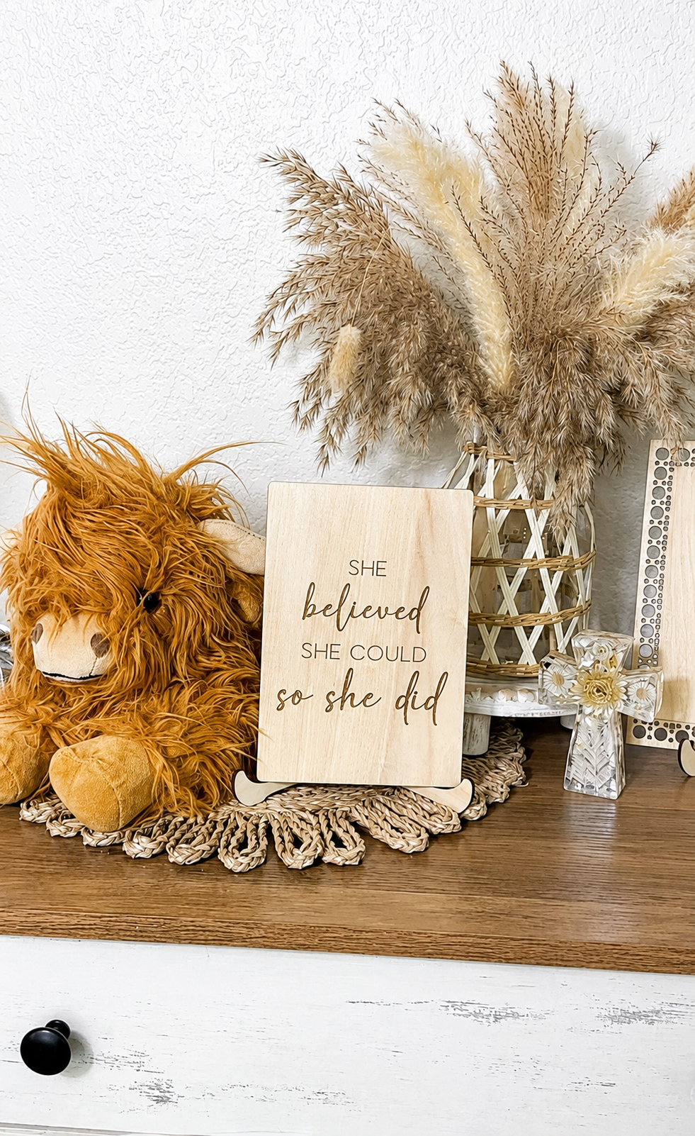 She Believed Sign