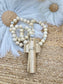 Full Wood & Pearl Rosary