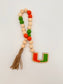 College Spirit Wood Bead Garland