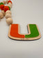 College Spirit Wood Bead Garland