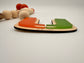 College Spirit Wood Bead Garland