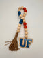 College Spirit Wood Bead Garland