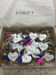 Personalized Heart Wine Glass Charm