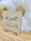 Christian Wood Sign | Be Still and Know That I Am God, Psalm 46:10 Scripture Sign, Inspirational Christian Home Decor Gift