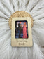 Wallet Size Instant Photo Frame Magnet | Personalized Engraved Mini Wooden Photo Frame | Wedding Favor, Graduation Gift, Drive Safe Frame