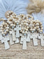 Personalized Wood Bead Rosary