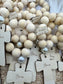Personalized Wood Bead Rosary