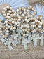 Personalized Wood Bead Rosary