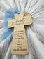 Personalized Sacrament Cross Ornament