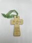 Personalized Sacrament Cross Ornament