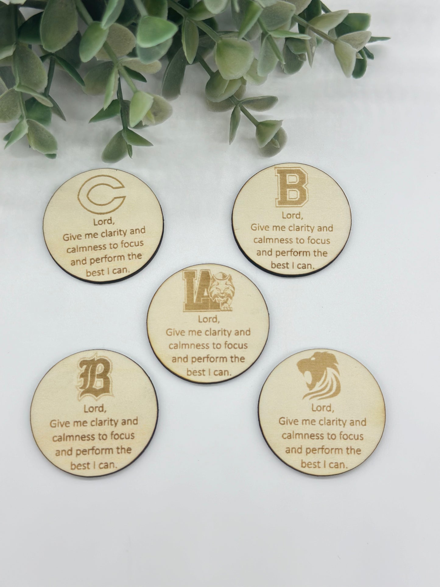 High School Prayer Coin