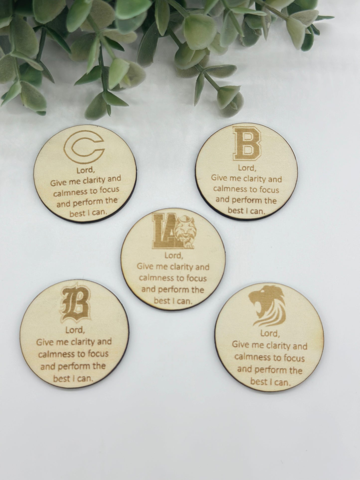 High School Prayer Coin