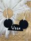 Personalized Mickey & Minnie Stroller Sign