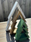 Wood Christmas Tree Nested Set | Rustic Christmas Decor Gift