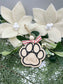 Personalized Paw Print Ornament | Custom Pet Memorial Keepsake | Unique Pet Lover Gift | Handcrafted Pet Paw Print Christmas Decoration