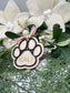 Personalized Paw Print Ornament | Custom Pet Memorial Keepsake | Unique Pet Lover Gift | Handcrafted Pet Paw Print Christmas Decoration