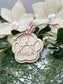Personalized Paw Print Ornament | Custom Pet Memorial Keepsake | Unique Pet Lover Gift | Handcrafted Pet Paw Print Christmas Decoration