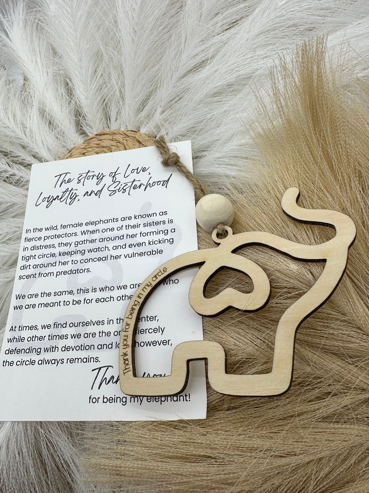 Friendship Elephant Ornament