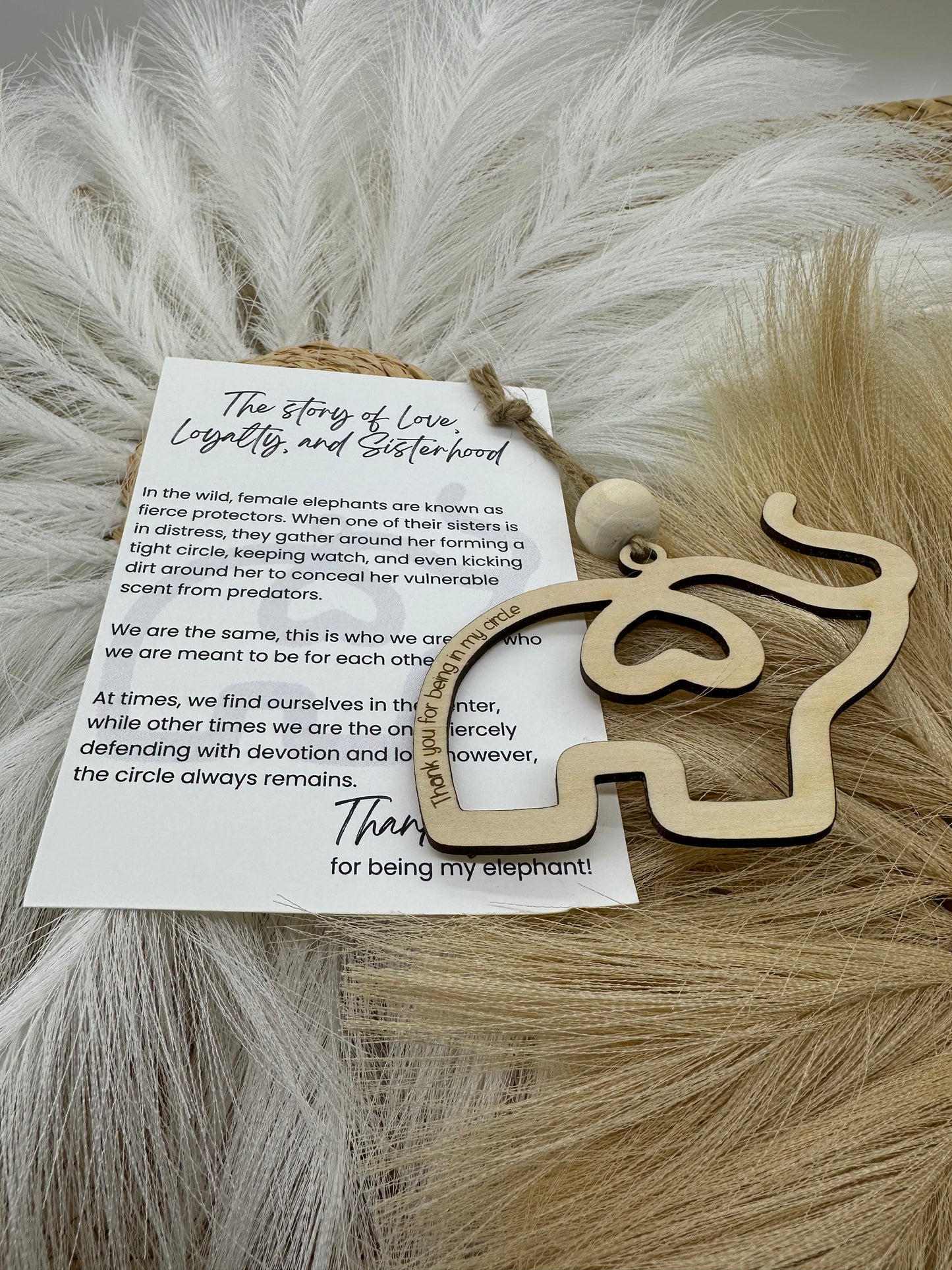 Friendship Elephant Ornament