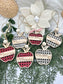Rattan Apple Teacher Ornament