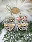 Rattan Apple Teacher Ornament