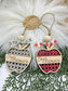 Rattan Apple Teacher Ornament