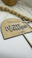 Personalized Arch Cross Cake Topper