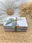 Farmhouse Bible Book Stack: This Mama Prays Decor, Greenery Accents