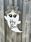 Hey Boo Ghost Door Hanger: Spooky Halloween Decor