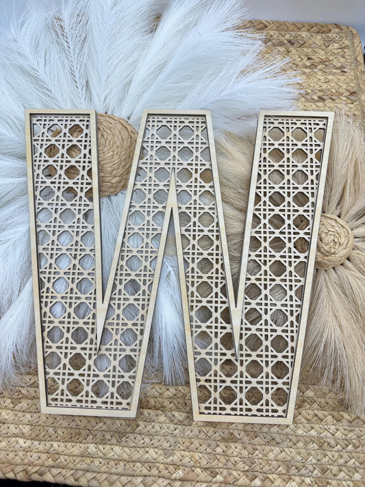 Rattan Letters & Initials