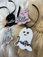 Personalized Wood Boo Basket Tag: Halloween Trick or Treat