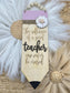 Boho Pencil Door Sign: Teacher Gift