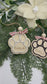 Personalized Paw Print Ornament | Custom Pet Memorial Keepsake | Unique Pet Lover Gift | Handcrafted Pet Paw Print Christmas Decoration